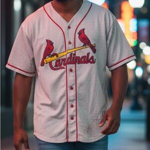 Vintage 90s MLB genuine merchandise Cardinals Mark McGwire #25 Baseball Jersey